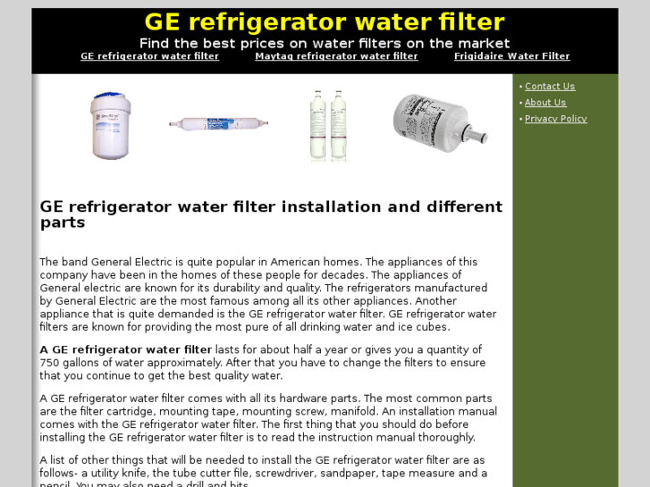 www.gerefrigeratorwaterfilter.net