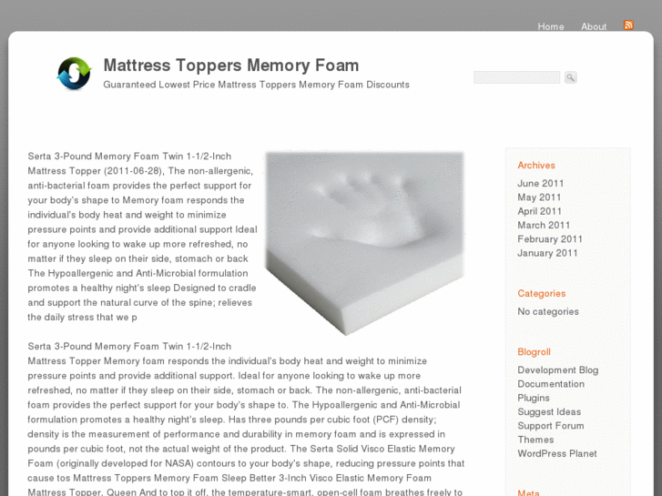 www.mattresstoppersmemoryfoam.info