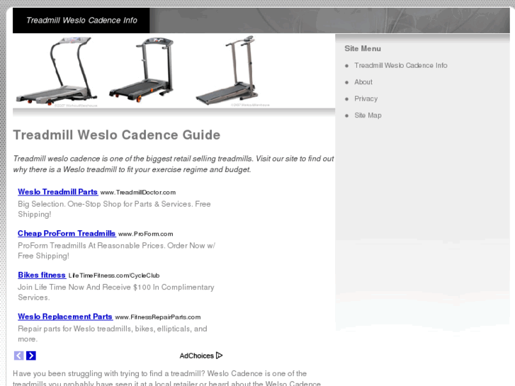 www.treadmillweslocadence.net