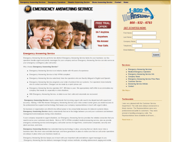 www.emergencyansweringservice.net