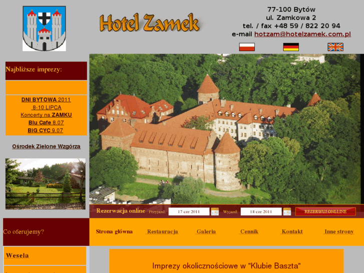 www.hotelzamek.com.pl