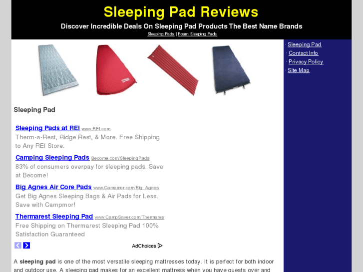 www.sleepingpad.org