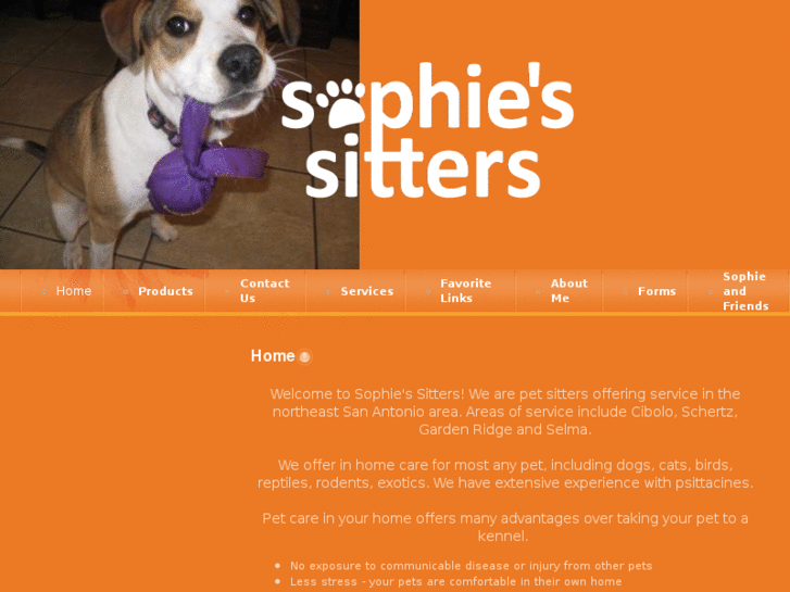 www.sophiessitters.com