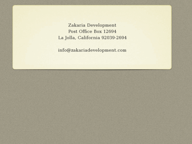 www.zakariadevelopment.com