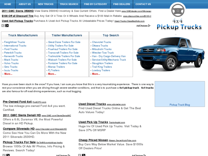 www.4x4pickuptrucksforsale.com