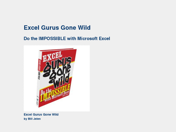 www.excelgurusgonewild.com