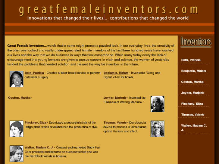 www.greatfemaleinventors.com