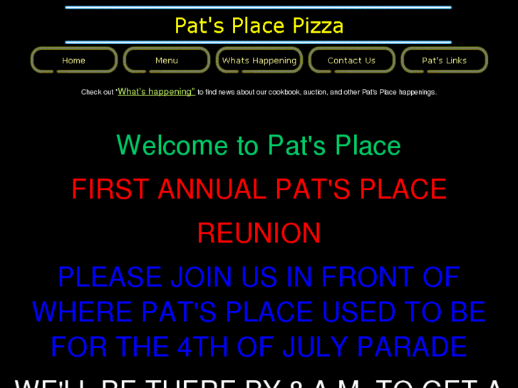 www.patsplacepizza.com