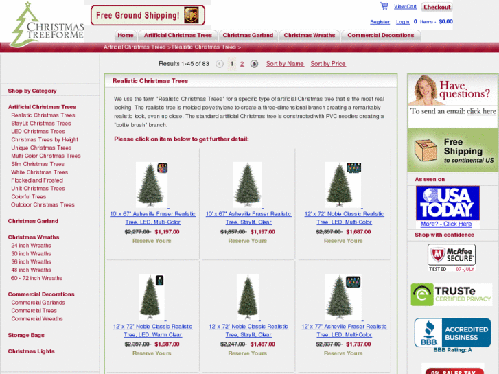 www.realisticchristmastree.com