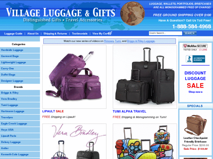 www.villageluggageandgifts.com