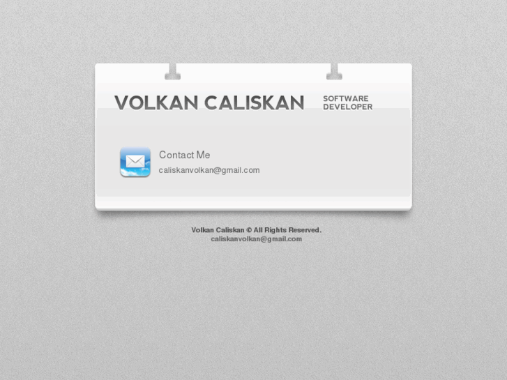 www.volkancaliskan.net