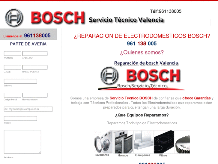 www.boschserviciotecnicovalencia.es