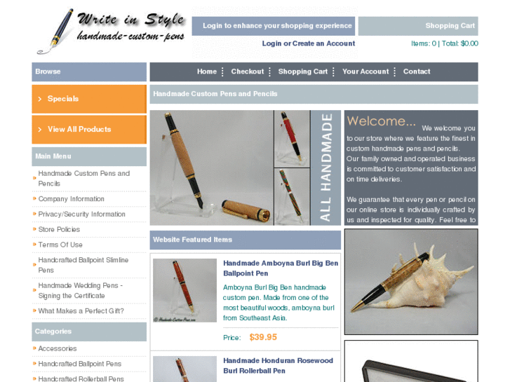 www.handmade-custom-pens.com