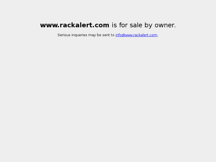 www.rackalert.com