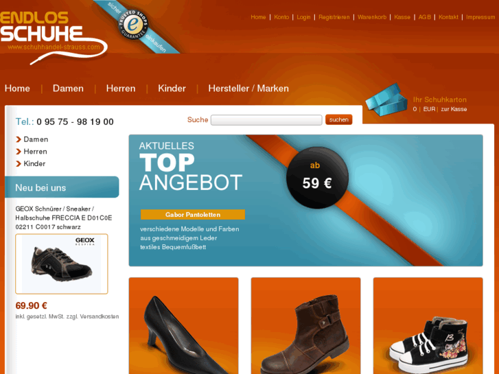 www.schuhhandel-strauss.com