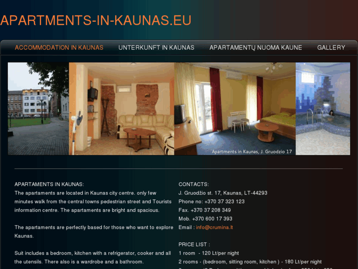 www.apartments-in-kaunas.eu