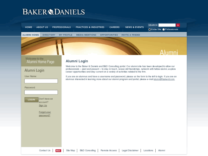 www.bakerdanielsalumni.com