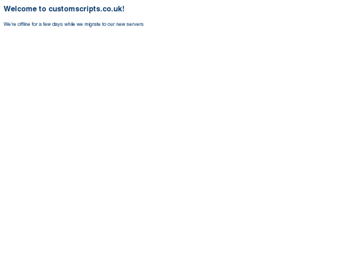 www.customscripts.co.uk