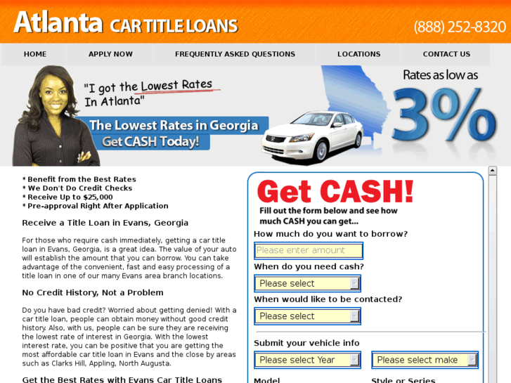 www.evans-cartitleloans.com