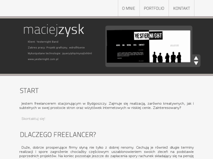 www.maciejzysk.com