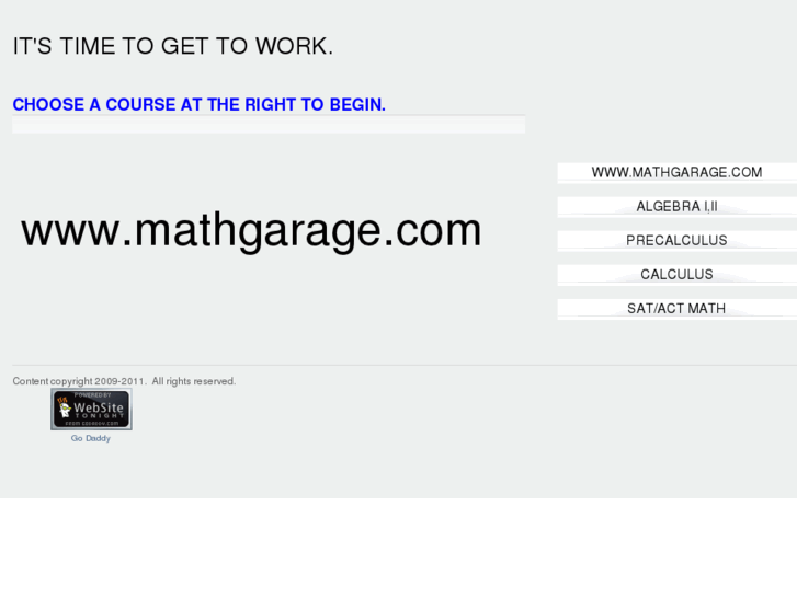 www.mathgarage.com