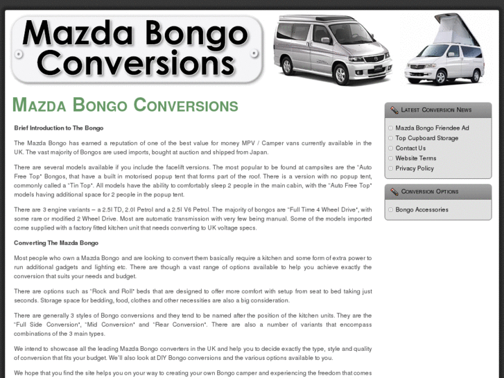 www.mazdabongoconversions.com