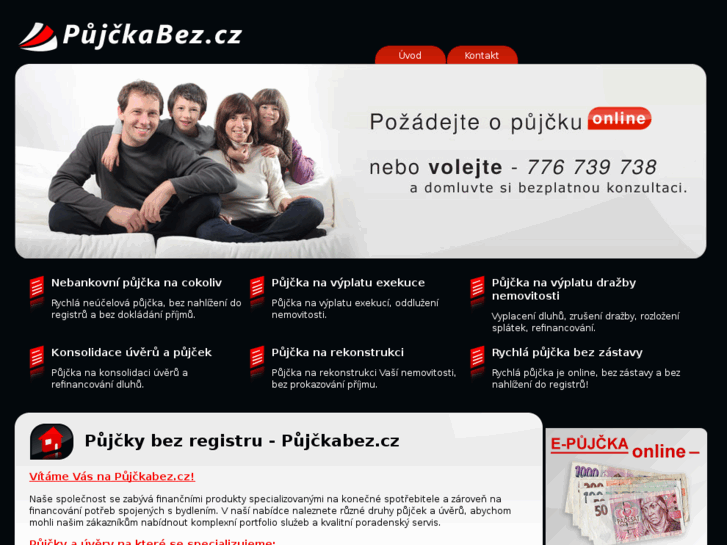 www.pujckabez.cz