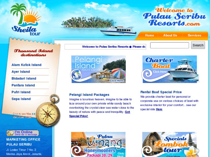 www.pulauseribu-resorts.com