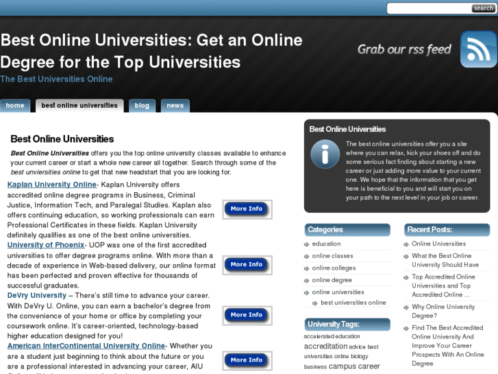 www.thebestonlineuniversities.com