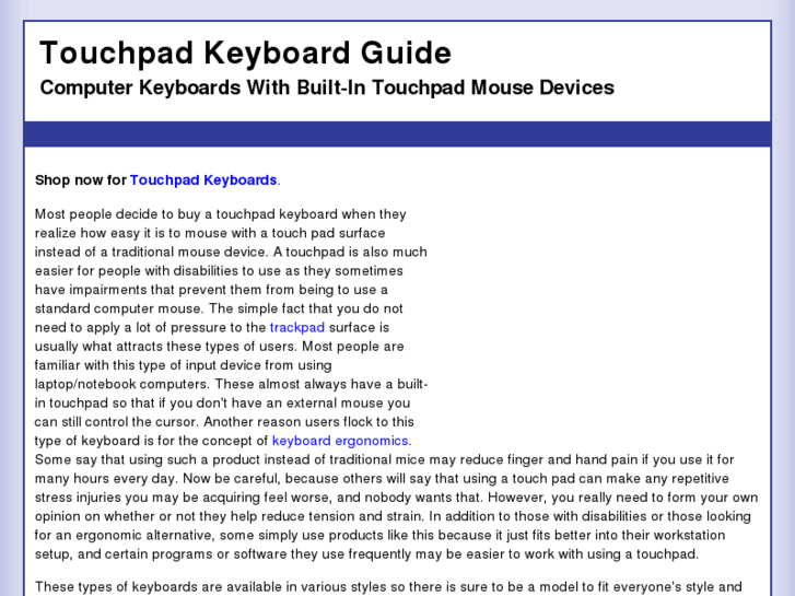 www.touchpadkeyboard.org