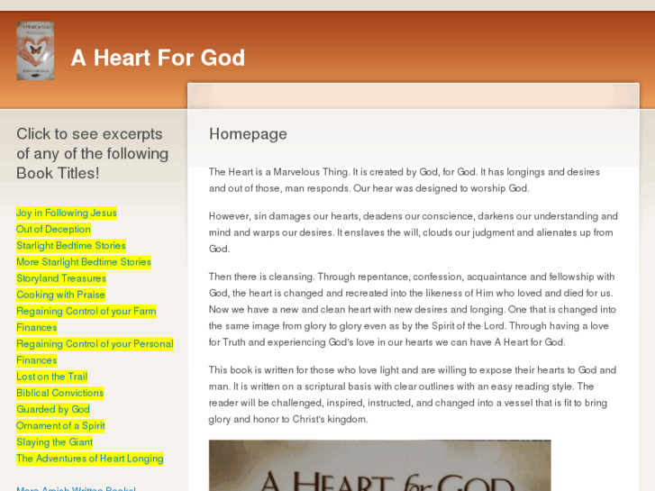 www.aheartforgod.info