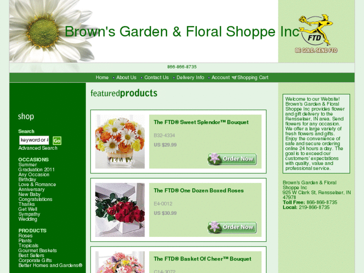 www.brownsgardenandfloral.com