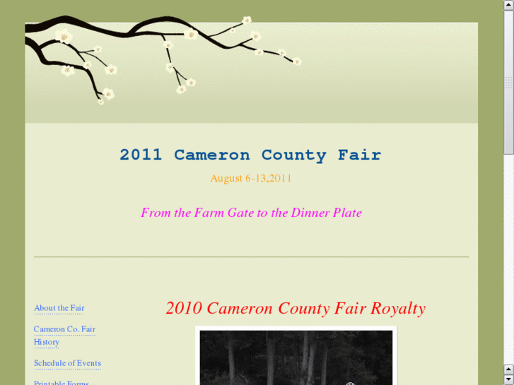 www.cameroncountyfair.org