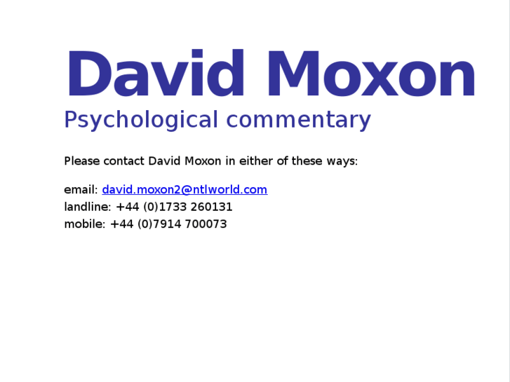 www.davidmoxon.com