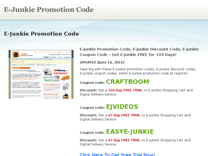 www.ejunkiepromotioncode.com