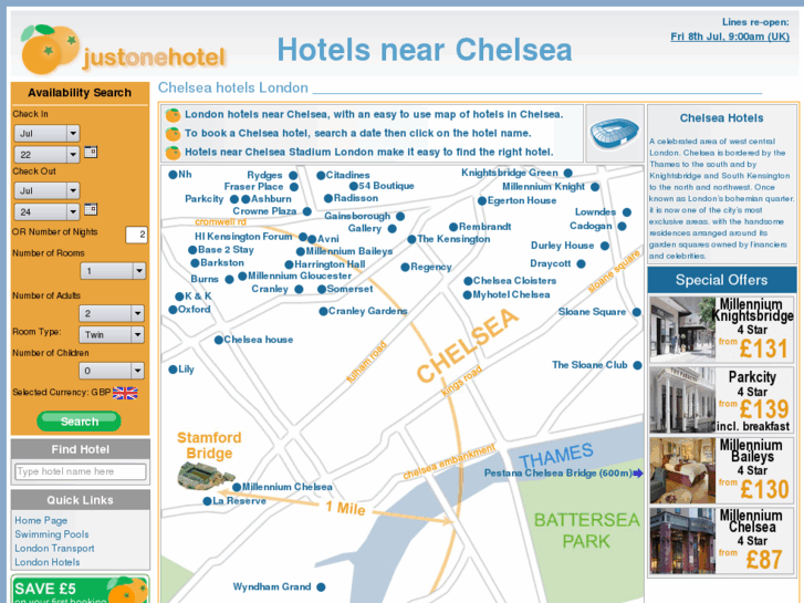 www.hotelsnearchelsea.co.uk