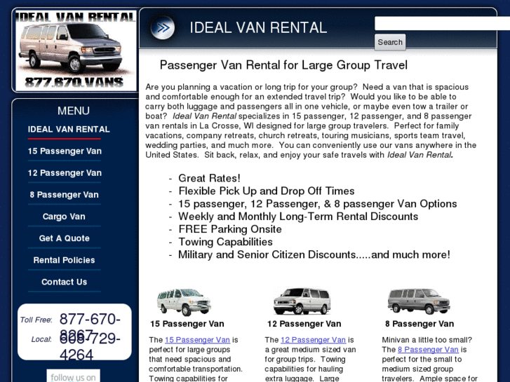 www.idealvanrental.com