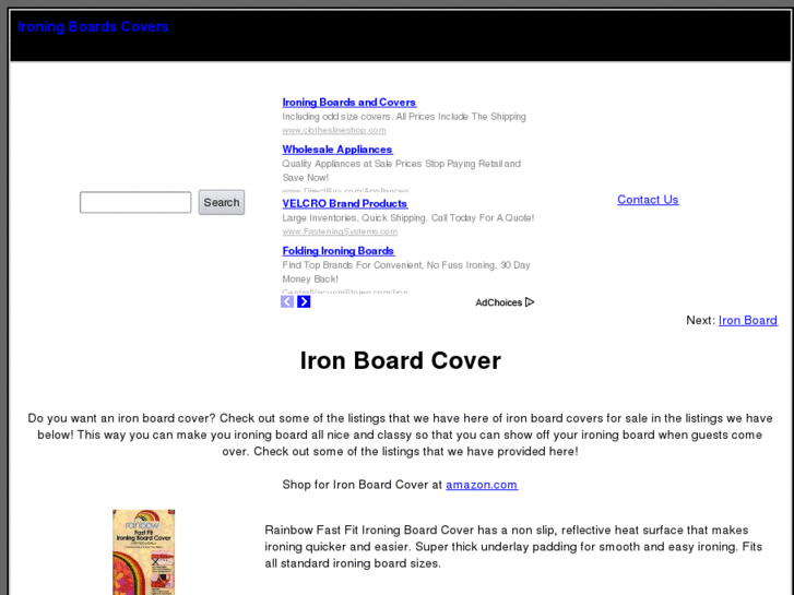 www.ironingboardscovers.com