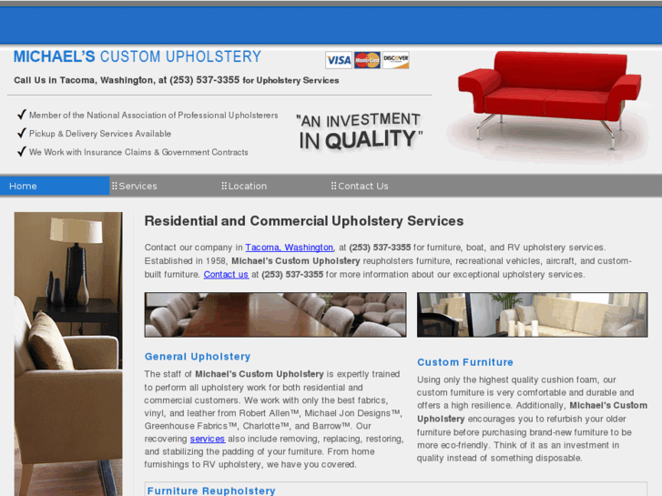 www.michaelscustomupholstery.net