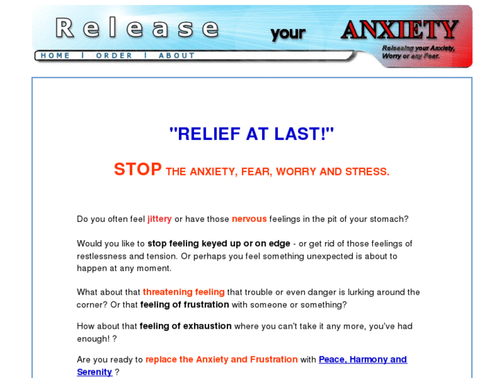 www.releaseanxiety.com