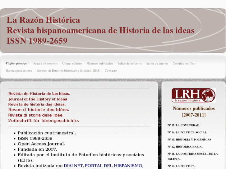 www.revistalarazonhistorica.com