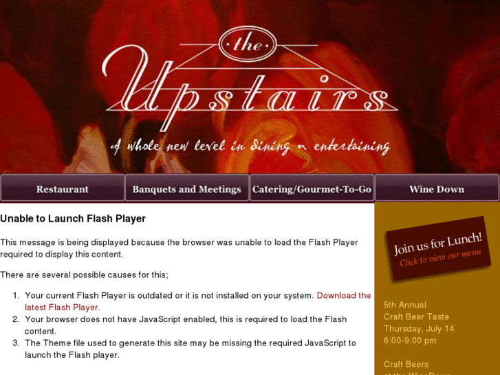 www.theupstairsrestaurant.com