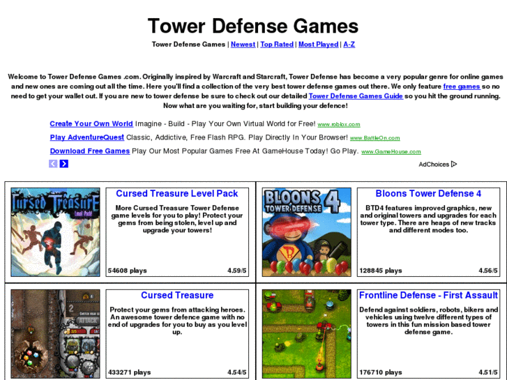 www.towerdefensegames.com