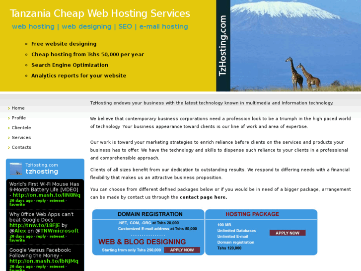 www.tzhosting.com