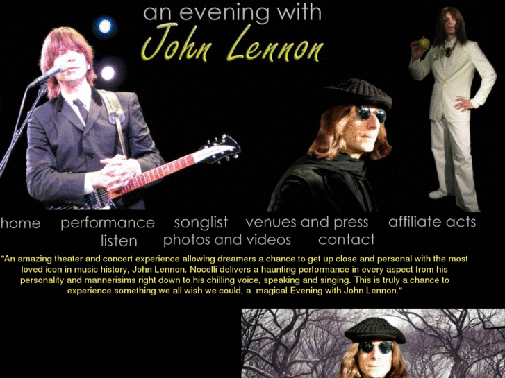 www.eveningwithlennon.com