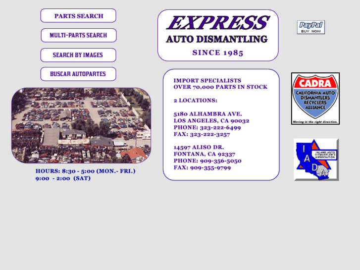 www.expressautodismantling.com