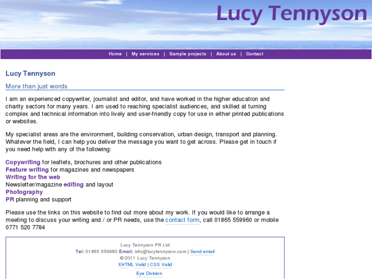 www.lucytennyson.com