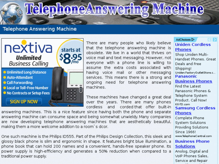 www.telephoneansweringmachine.net