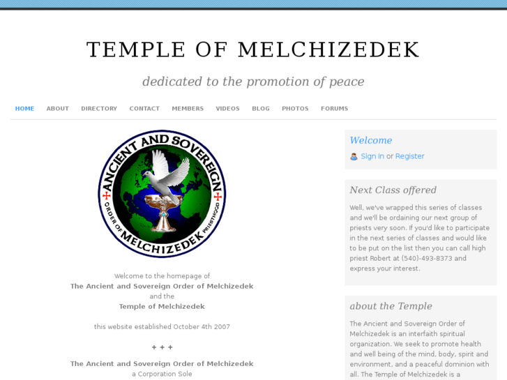 www.templeofmelchizedek.com