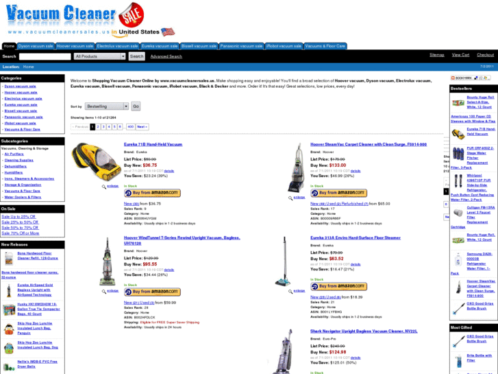 www.vacuumcleanersales.us